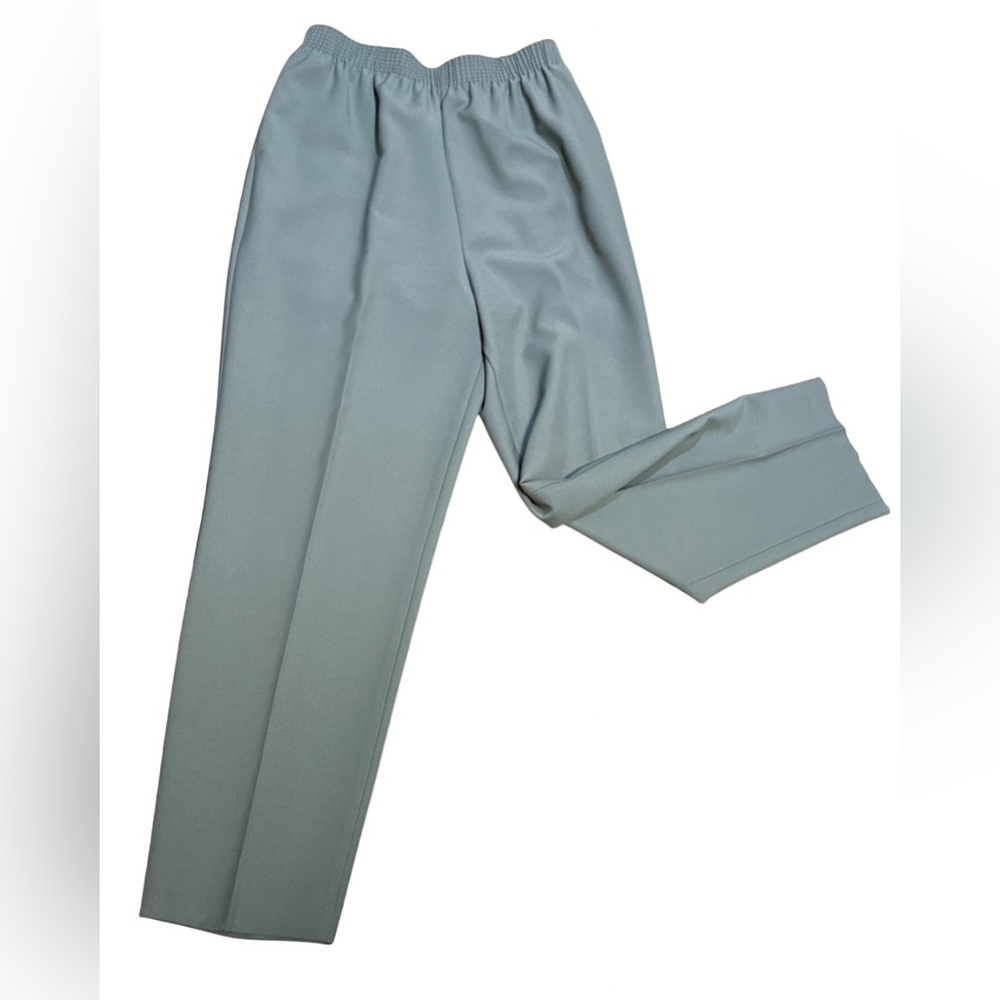 Vintage 90s Tan Jay High Rise Elastic Waist Trousers Grandma Core Office